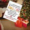 3 x OJsensai Christmas Thank You Card for Best Friend Bestie, Sweet Friendship Card for Him HerXmas Appreciation Gifts