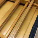 Dog Ramp for Bed - Foldable Small to Large Dog Ramp for Couch - 6 Adjustable Height from 12" to 24" - Stairs with High Traction Mat - Wooden Ramp for Dogs to Get on Bed Couch Car Up to 200LBSWalnut