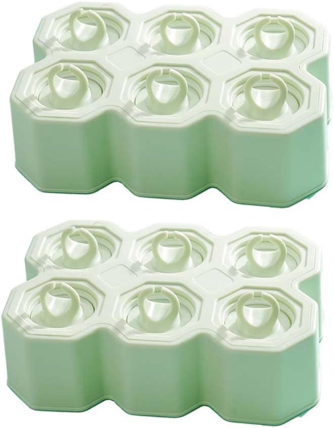 Ring Popsicle Molds 12 Pcs Silicone BPA Free Reusable Popsicle Molds Easy Take Off Popsicle Maker (green green)