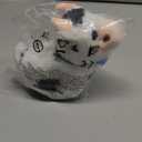 Hopearl Walking Cow Interactive Electronic Pet Plush Diary Cattle Toy with Sounds and Movements MOO Nodding Head Wag Tail Animated Gift for Toddlers Birthday, Black, 7''