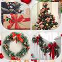10 Pcs Christmas Ball Ornaments 7.9 Inch Red Green Gold Christmas Tree Picks for Holiday Wedding Vase Fillers Xmas Tree Topper DIY Wreath Crafts Decor (Red,Green,White)