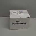 Voncabay Money Safe Box for Home with Sensor Light & Fireproof Money Bag - 0.23 Cubic Feet Security Safe Box with Digital Keypad, Keys & Pass Code Lock, 9.05" W x 6.69" D x 6.69" H, Black