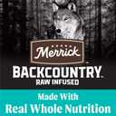 Merrick Backcountry Grain Free Dry Adult Dog Food, Kibble With Freeze Dried Raw Pieces, Game Bird Recipe - 20.0 lb. Bag (No BB Date)