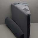 3PCS Wedge Pillow for Acid Reflux Relief, Adjustable Wedge Pillow Headboard, Bed Wedges Pillow for Back Pain Relief, Sleeping, Post Surgery, Back Support Pillows for Sitting Up, Snoring, Plush Grey