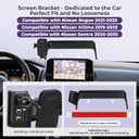 8Inch Car Phone Holder Mount Compatible with Nissan Rogue S/SV 2021-2026,Altima 2.5 SR 2019-2025/Sentra SR/SV 2020-2025(Not Fit S) Accessories Custom Screen & Mobile Phone 360Adjustable Cell Phone
