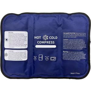 Gel Soft Flexible Ice Pack for Injuries - 1 Pack (Large: 10.5"x14.5") Reusable Hot & Cold Compress for Pain Relief, Freezer Cold Pack for Hip, Shoulder, Knee - Cooling Gel Pad for Swelling, Bruises