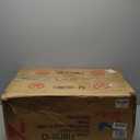 GRETERST Ottoman Rectangular Storage Ottoman Bench Faux Leather Footrest Footstool with Hinged Lid for Living Room, Bedroom, Entryway, Blue, 28.5"x19"x17.5"