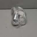 DREAM PAIRS High Chunky Platform Heels for Women Fashion Comfort Slip on Square Open Toe Block Heel Sandals,Size 8.5,Silver-Pu,SDHS2410W