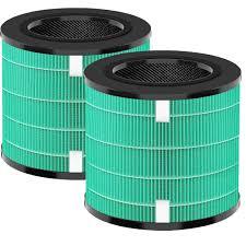 Replacement Air Filter MK08 MK09 Compatible With MK08W MK09W Purifier,H13 True HEPA 4-Stage Filtration Activated Carbon Filter(2-Pack)