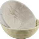 9 Inch Proofing Bread Basket Cloth, Reusable Breathable Liner Cotton Flax Banneton Proofing Bread Cloth, Round Baking supplies Bread Proofing Baskets,Baking Tools and Accessories (9 inch)