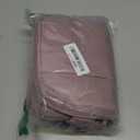 BAGSMART Travel Toiletry Bag, Puffy Large Toiletry Bag for Women, Lightweight Cosmetic Makeup Bag Organizer with Handle for Traveling, Accessories, Essentials, Toiletries (Purple)