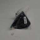 2pair Thicken Big 35mm Sponge Shoulder Sewing Black White Nude Shoulder Pad Sew DIY Jacket Wedding T-Shirt Fashion Garment Accessories (Black)