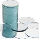 Juvale 60-Pack Small Round Mirrors for Crafts, 2-Inch Glass Tile Circles for Wall and Table Decor, Mosaics, DIY Home Projects, Holiday Decorations, Arts and Crafts Supplies