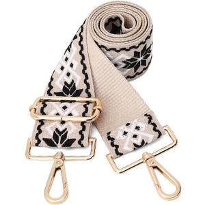 GINJKGO Purse Straps Replacement Crossbody - Adjustable Bag Strap for Purses, Wide Shoulder Strap for Women Guitar Purses
