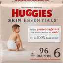 Huggies Size 6 Diapers, Skin Essentials Baby Diapers, Size 6 (35+ lbs), 96 Count (3 Packs of 32)