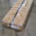 YITAHOME Hall Tree with Bench and Shoe Storage, Hallway Tree with Adjustable RGB LED Light, Sliding Barn Doors and 10 Hooks, Coat Rack for Front Door Entrance Entryway Mudroom, White & Walnut