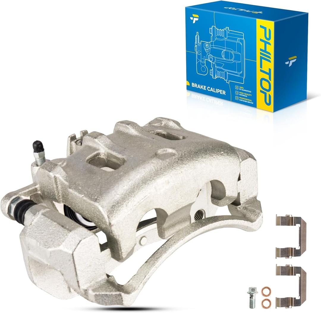 PHILTOP 18-B5057 Front Right Side Disc Brake Caliper Assembly Fit for 2007-2009 Equinox, 2012-2015 Captiva Sport, 2008-2009 Vue, 2007-2009 Torrent, 2007-2009 XL-7, 2010 Vue 2.4L 3.6L