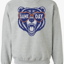 Vintage Bear Sunglasses – Funny Game Day Fans Unisex Crewneck Sweatshirt, Size M