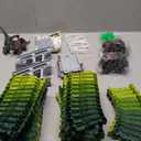 Dinosaur Toys,Create A Dinosaur World Road Race,Flexible Track Playset and 2 pcs Cool Dinosaur car for 3 4 5 6 Year & Up Old boy Girls Best Gift (Green)