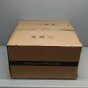 FRIXCHUR 42 Modern Crystal Chandelier Ceiling Fan LED Dimmable Fandelier with Lights and Remote, 6-Speed DIY Flush Mount Ceiling Fans Light Fixture for Living Room Bedroom (Chrome)