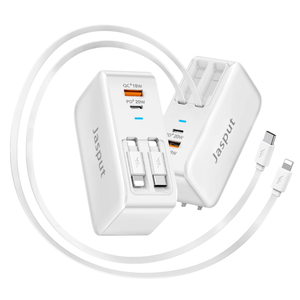 4 in 1 Retractable Wall Charger with Dual Cables,40W Retractable Phone Charger Wall Plug with Dual USB Ports,20W USB C Chargers Block Fast Charging for iPhone 17 16 15 14 13,LG, Galaxy S24 23,Pixel