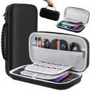 Lmcpa Carrying Case for Nintendo Switch 2 (2025) 7.9 Inch, Protective Hard Shell Portable Switch Travel Case, Lightweight and Large Capacity, Accessories for Switch 2, Black