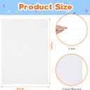 60 Pcs Canvases for Painting 5 x 7 Inch Stretched White Blank Cotton Canvas Panel Boards Bulk Flat Canvas Boards for Acrylic Oil Tempera Metallic Neon Painting Crafts