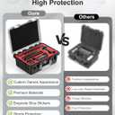 STARTRC GAMES Hard Carrying Case for Nintendo Switch 2, Professional Deluxe IP67 Waterproof, Soft Lining Hard Travel Case for Nintendo Switch 2 Console Pro Controller & Accessories (Black & White)