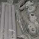 Medical Mobile Trolley Cart 2-Shelf 220 LBS Max Load Rolling Utility Cart Heavy Duty Beauty Salon Storage Cart with Drawers Dirt Buckets Rotate Wheels 2 Brake for Hospital Dental Clinic Home (2-tier Light Gray)