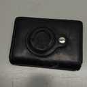 Wallet for Men Wallet with Slim Pop Up Card Holder 9-13 Cards, Bifold Minimalist Smart Wallet RFID Blocking Credit Card Holder with ID Window & Stretchable Cash Slot Compact Metal Aluminum Card Case (Black)