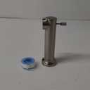 YASINU Slip on Extra Long Tub Spout with Diverter Universal Tub Diverter Spout for 1/2" Copper Water Pipe, Brushed Nickel
