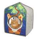 Kitty City Safari Jungle Collapsible Cat Toy Collection, House