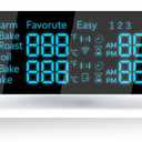 New Upgraded DE07-00131B Range LED Display Board Compatible with Samsung Electric Range -Oven/Stove Fits Model NX58K7850SS/AA NX58K7850SG/AA NX58M6850SG/AA NX58M6850SS/AA