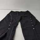 PINSV Women's High Waisted Stretchy Bootcut Pull On Dress Pants Casual Work Pants (XX-Large, 3276 Black)