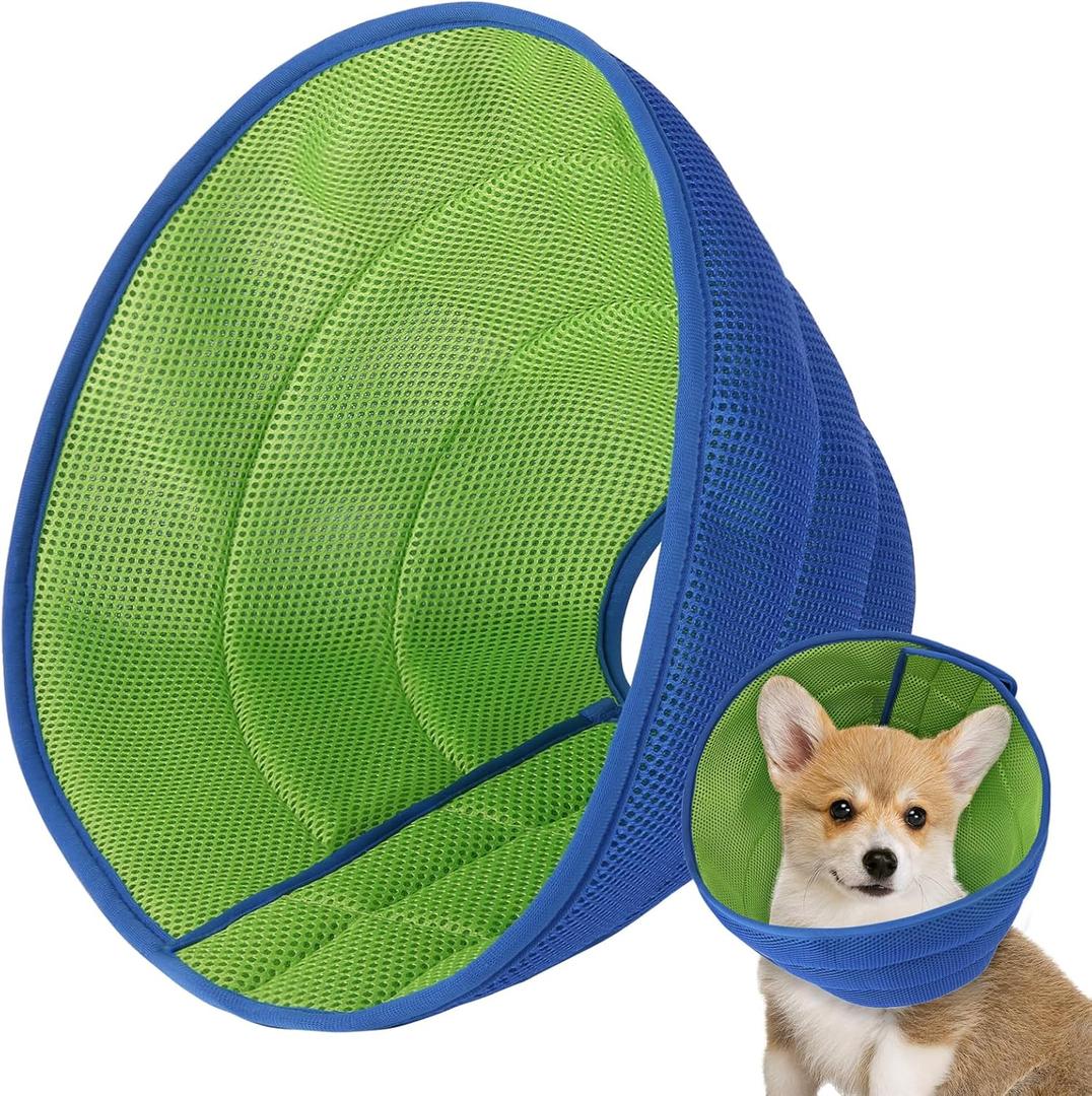 Soft Dog Cone Collar Alternative Small Dogs/Cat, E Cones for Puppy/Kitten to Stop Licking After Surgery, Neuter Recovery Ecollars of Shame Alternatives, Comfortable Paws Comfy Elizabethan Collars (XXXS (Fit under 3.3 lb Dog & 4.4 lb Cat)