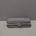 Criusia 3 Pack Sock Underwear Drawer Organizer Dividers, 64 Cell Fabric Foldable Dresser Organizer for Closet Organizers and Storage Boxes for Organizing Socks, Underwear, Ties (16+24+24 Cell, Gray)