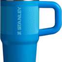 STANLEY Quencher ProTour Flip Straw Tumbler with Leakproof Lid | Built-In Straw & Handle | Cupholder Compatible for Travel | Insulated Stainless Steel Cup | BPA-Free (14 Ounces, Azure Fade)
