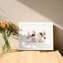 Picture Frames 8x10 2 Pack Made of Solid Wood White for Wall Mounting and Tabletop Display
