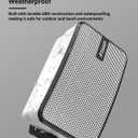 Inwa Outdoor Bluetooth Speakers, IPX5 Waterproof 400W Wall Mount Speaker, Powerful Indoor/Outdoor Sound System, Wireless Sync Up to 100 Speakers, Suitable for Patio/Porch/Gazebo/Garage(MZ-621, Pair)