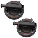 Glass Suction Cups to Lift Large Glass Heavy Duty Vacuum Suction Cups with Protective Cover for Lifting Tile,Granite,Window,Windshield.165-330lbs Load Capacity 2 Pack 8" Red