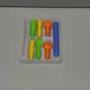 Oral Sensory Stimulation Kit with 6 Soft Textured Heads for Speech Therapy & Feeding Support, Muscle Strength & Phonation Improvement - Blue