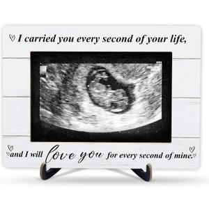 Miscarriage Memorial Picture Frame, I Carried You Every Second of Your Life Wooden Photo Frame With Stand, Baby Loss Memorial Gifts For Parents, Baby Loss Remembrance Gifts For Mom, A34