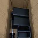 YMXYJM Bathroom Accessories Set, 4 Pcs Bathroom Accessory Set, Soap Dispenser, Toothbrush Holder, Qtip Holder Set, Bathroom Sets Complete, Bathroom Sink Set for Modern Home,Matte Black