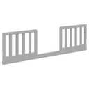 Storkcraft & Graco Toddler Safety Guardrail Kit with Slats (Pebble Gray) GREENGUARD Gold Certified, Converts Compatible Storkcraft & Graco Crib to Toddler Bed, Kit Includes 2 Guardrails