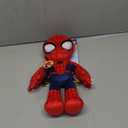 Mattel Marvel Plush Talkers Soft Toy, 11.75-Inch Spider-Man Figure with 10 Sounds & Phrases