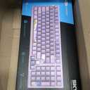 MageGee SKY98 Wireless Gasket Mechanical Gaming Keyboard, 96% Hot Swappable RGB Custom Creamy Keyboard with 5-Layer Sound Padding, BT/2.4G/USB-C, NKRO for Win/Mac (Lavender, Violet Switch)