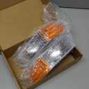 1 Pair Front Turn Signal Lights Lamps Compatible with Patriot 2007-2017, 68004180AC, CH2527102, 68004181AC, CH2526102