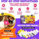 Geek Club Robot Building Kit for Kids and Adults - Cute Bots STEM Robotics Kit - Educational Robotic Kits - Circuit Board Kids Engineering Toys - DIY Build Your Own Robot Set for Boys, Girls