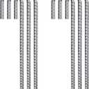 Rebar Stakes 12 Inch Galvanized, J Hook Rebar Stakes 6 Pack Ground Anchors for Tent Heavy Duty for Plants Anti-Rust Landscape Fabric Artificial Turf