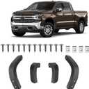 Mud Guard All Weather Guard Mud for 2019 2020 2021 2022 2023 2024 2025 Chevy Silverado 1500 Mudguards Mudflaps Guards Front & Rear Mud Flaps Guards Splash Set of 4